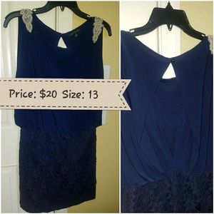 Dark Navy Blue Dress